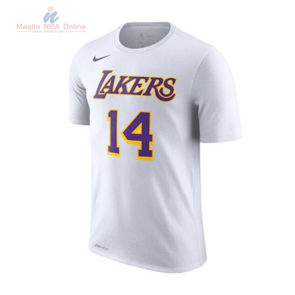 Acquista Maglia NBA Nike Los Angeles Lakers Manica Corta #14 Brandon Ingram Bianco Association 2018-19