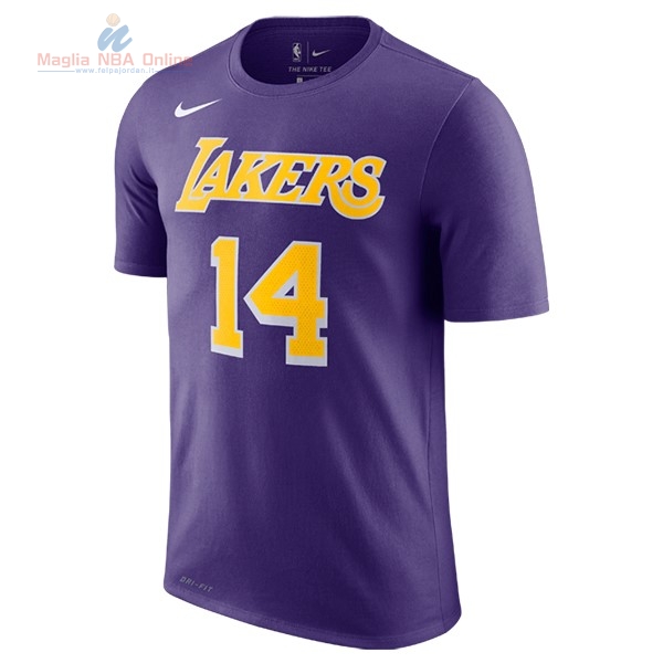 Acquista Maglia NBA Nike Los Angeles Lakers Manica Corta #14 Brandon Ingram Porpora Statement 2018-19