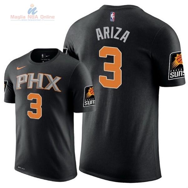 Acquista Maglia NBA Nike Phoenix Suns Manica Corta #3 Trevor Ariza Nero Statement 2018