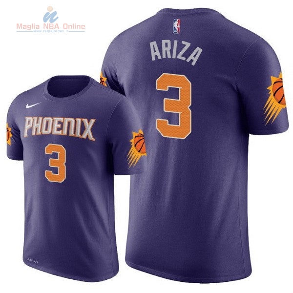 Acquista Maglia NBA Nike Phoenix Suns Manica Corta #3 Trevor Ariza Porpora Icon 2018