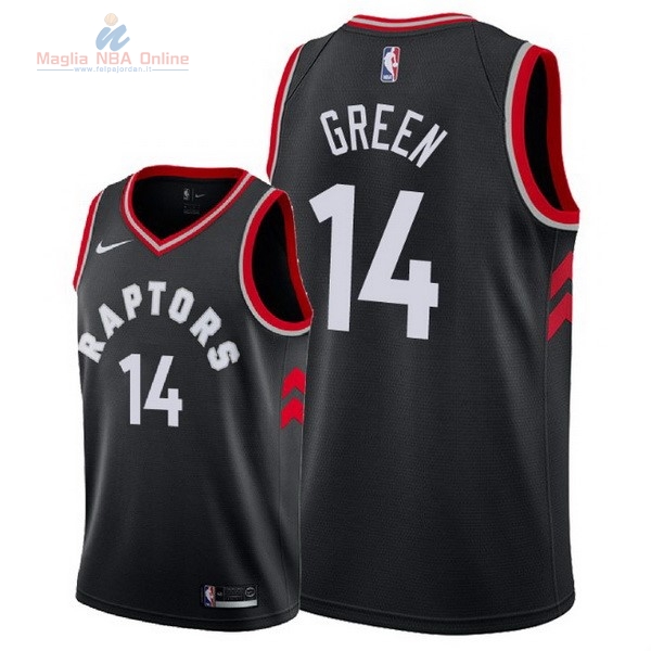 Acquista Maglia NBA Nike Toronto Raptors #14 Danny Green Nero Statement 2018
