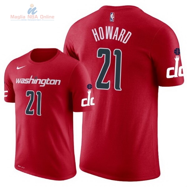 Acquista Maglia NBA Nike Washington Wizards Manica Corta #21 Dwight Howard Rosso 2018