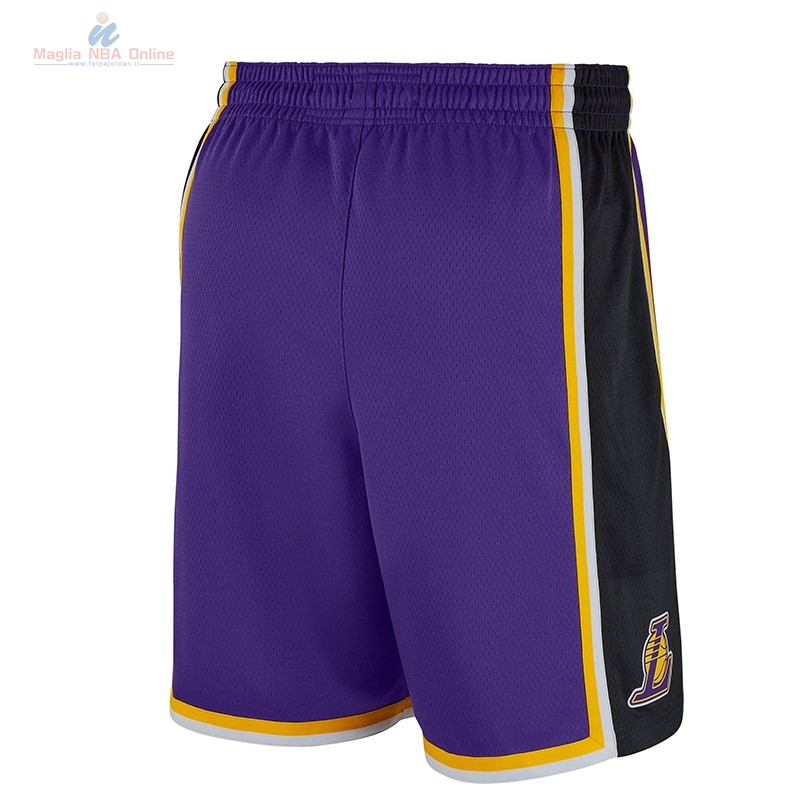 Acquista Pantaloni Basket Los Angeles Lakers Nike Porpora 2018-19