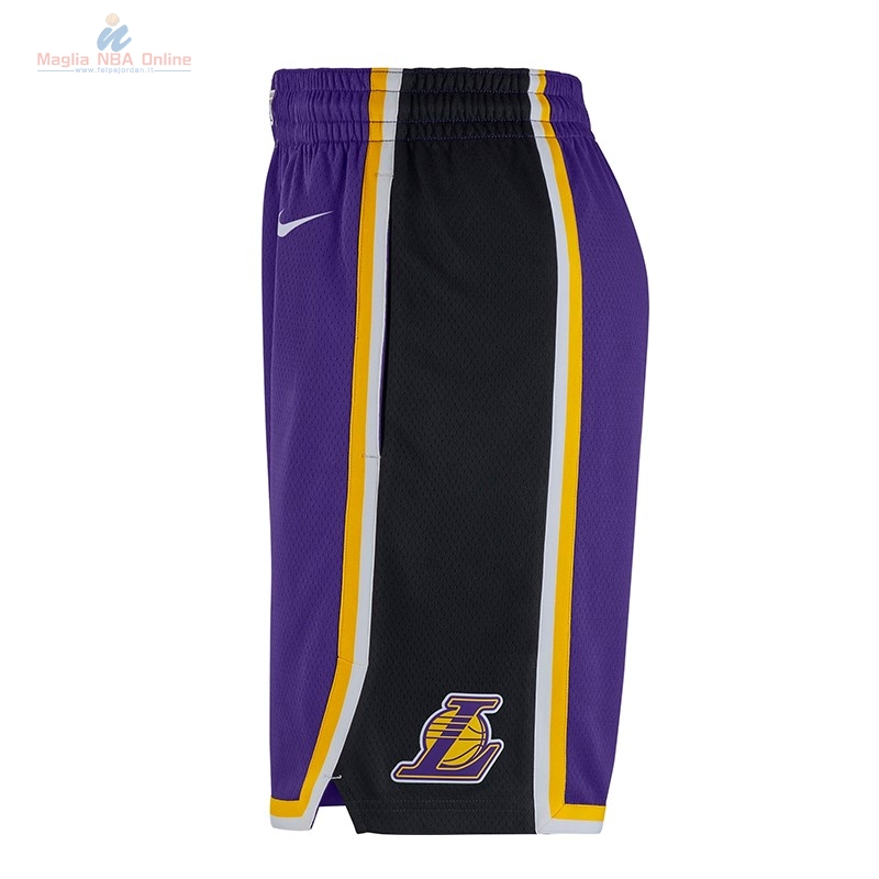 Acquista Pantaloni Basket Los Angeles Lakers Nike Porpora 2018-19