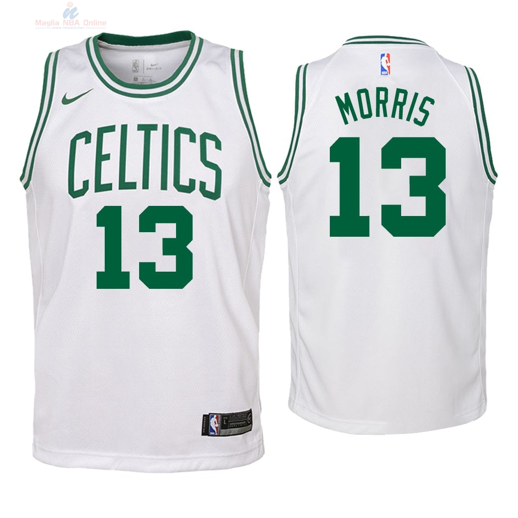 Acquista Maglia NBA Bambino Boston Celtics #13 Marcus Morris Bianco Association 2018