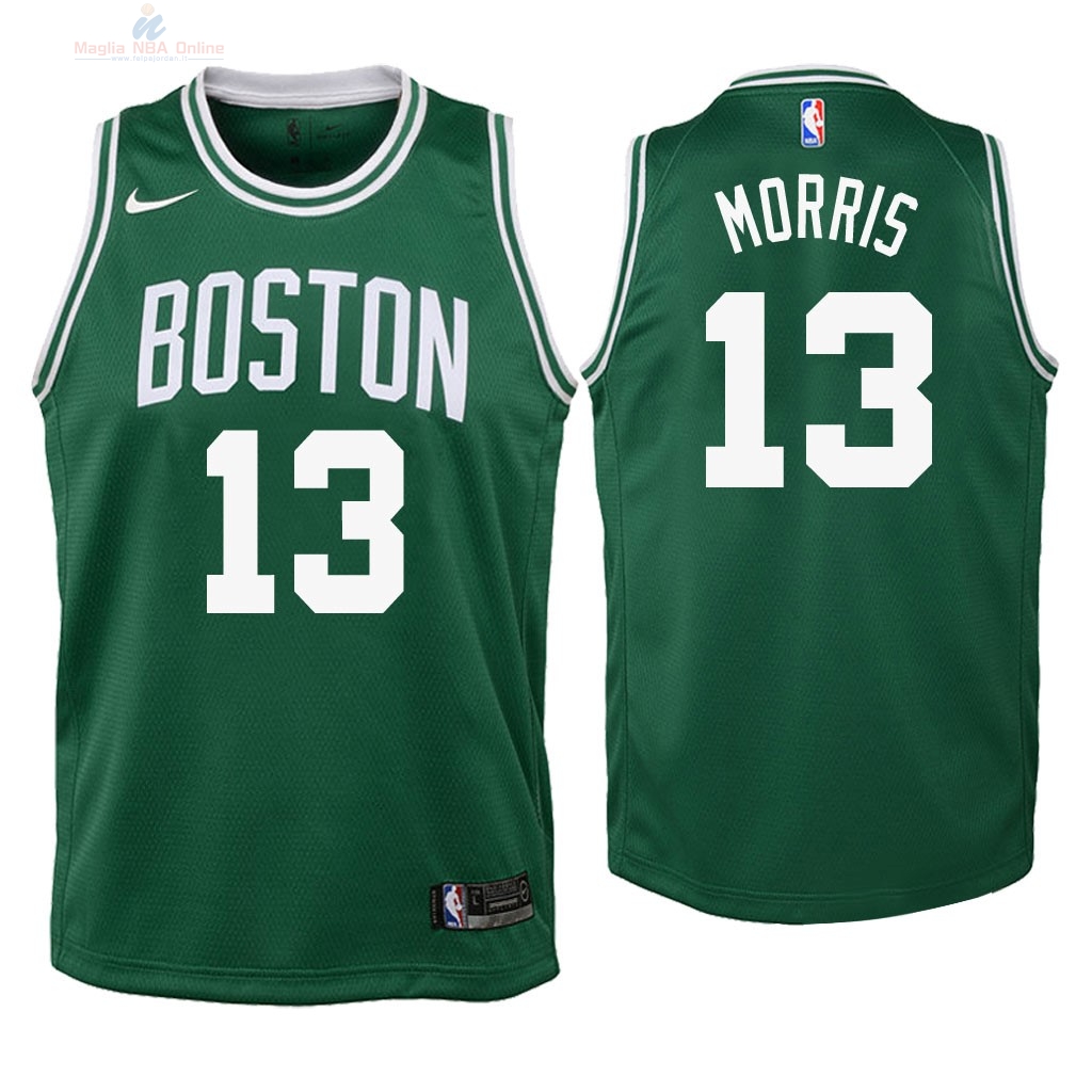Acquista Maglia NBA Bambino Boston Celtics #13 Marcus Morris Verde Icon 2018