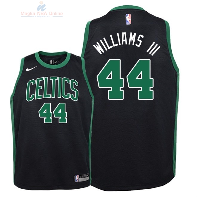 Acquista Maglia NBA Bambino Boston Celtics #44 Robert Williams III Nero Statement 2018