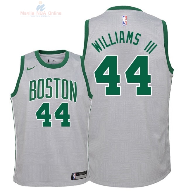 Acquista Maglia NBA Bambino Boston Celtics #44 Robert Williams III Nike Grigio Città 2018