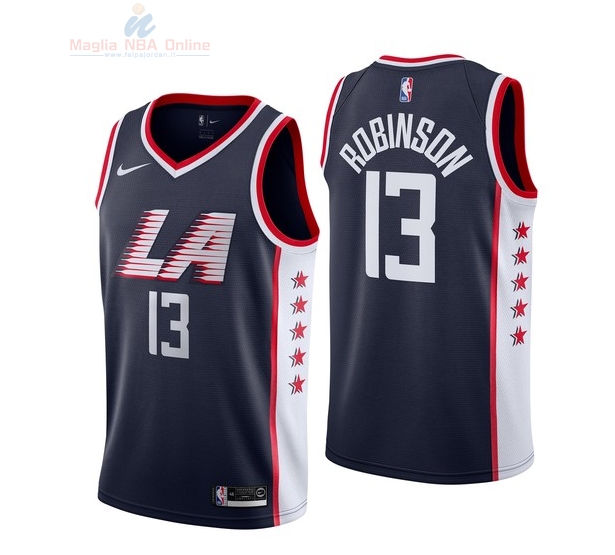 Acquista Maglia NBA Bambino L.A.Clippers #13 Jerome Robinson Nike Marino Città 2018-19