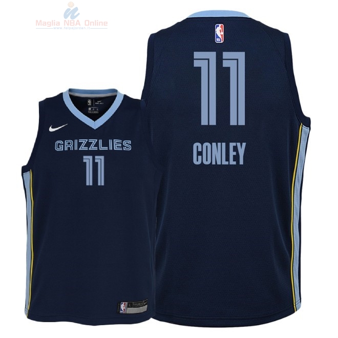 Acquista Maglia NBA Bambino Memphis Grizzlies #11 Mike Conley Marino Icon 2018-19