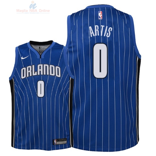 Acquista Maglia NBA Bambino Orlando Magic #0 Jamel Artis Blu Icon 2018