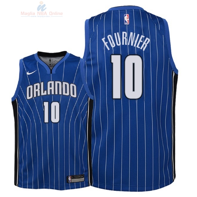 Acquista Maglia NBA Bambino Orlando Magic #10 Evan Fournier Blu Icon 2018