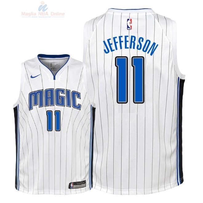 Acquista Maglia NBA Bambino Orlando Magic #11 Amile Jefferson Bianco Association 2018-19