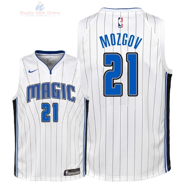 Acquista Maglia NBA Bambino Orlando Magic #21 Timofey Mozgov Bianco Association 2018-19