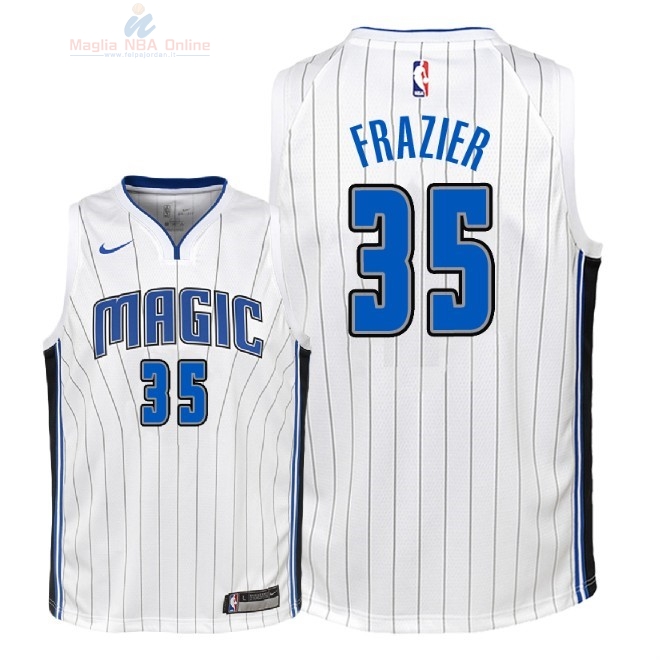 Acquista Maglia NBA Bambino Orlando Magic #35 Melvin Frazier Bianco Association 2018