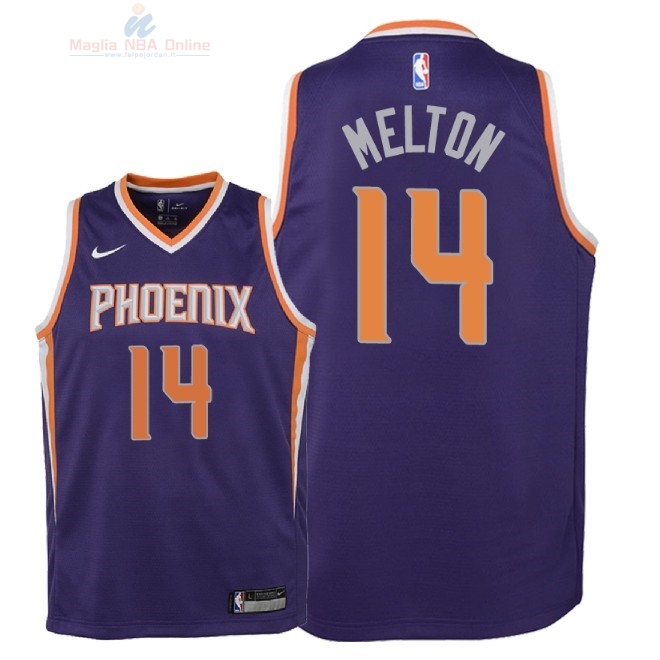 Acquista Maglia NBA Bambino Phoenix Suns #14 De'Anthony Melton Porpora Icon 2018