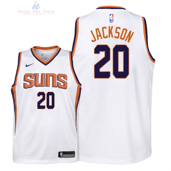 Acquista Maglia NBA Bambino Phoenix Suns #20 Josh Jackson Bianco Association 2018