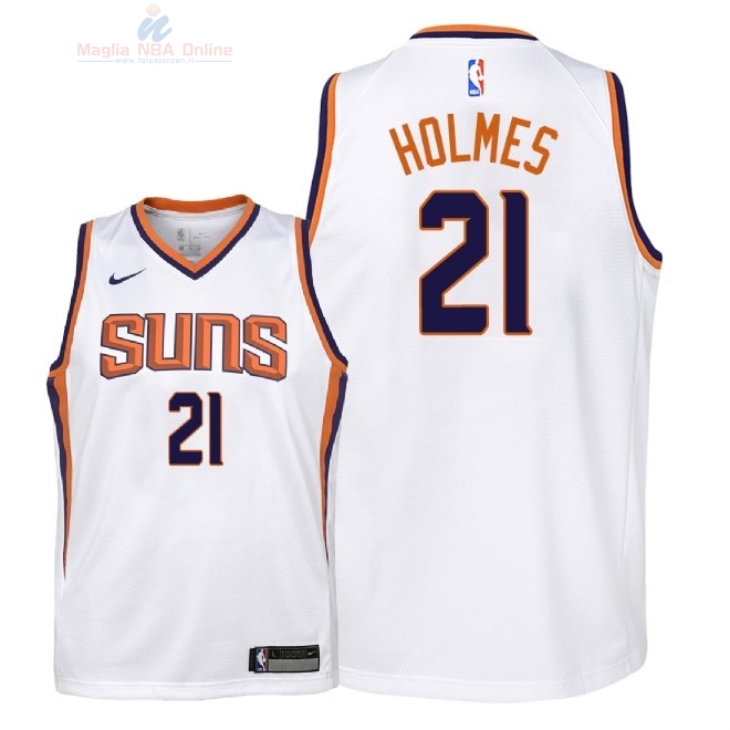 Acquista Maglia NBA Bambino Phoenix Suns #21 Richaun Holmes Bianco Association 2018