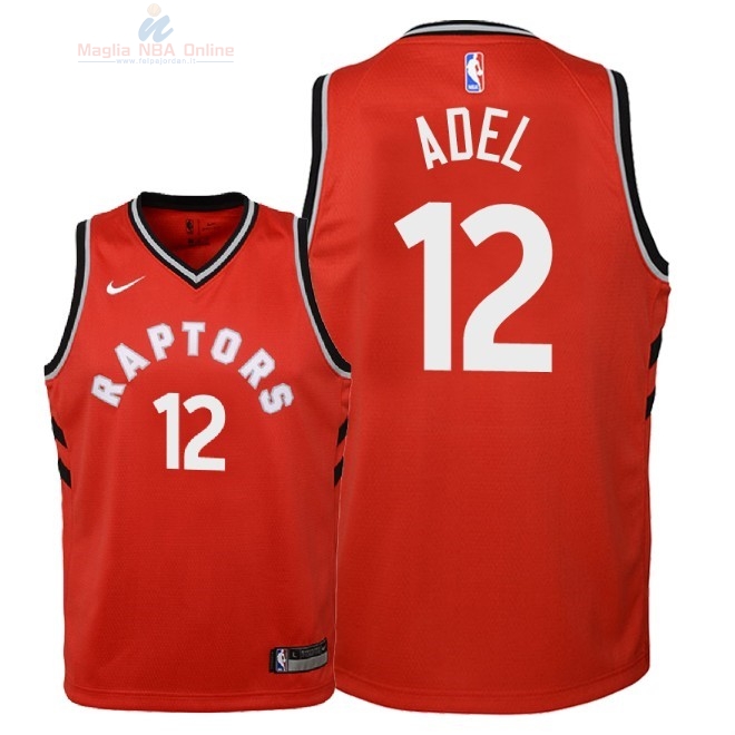 Acquista Maglia NBA Bambino Toronto Raptors #12 Deng Adel Rosso Icon 2018