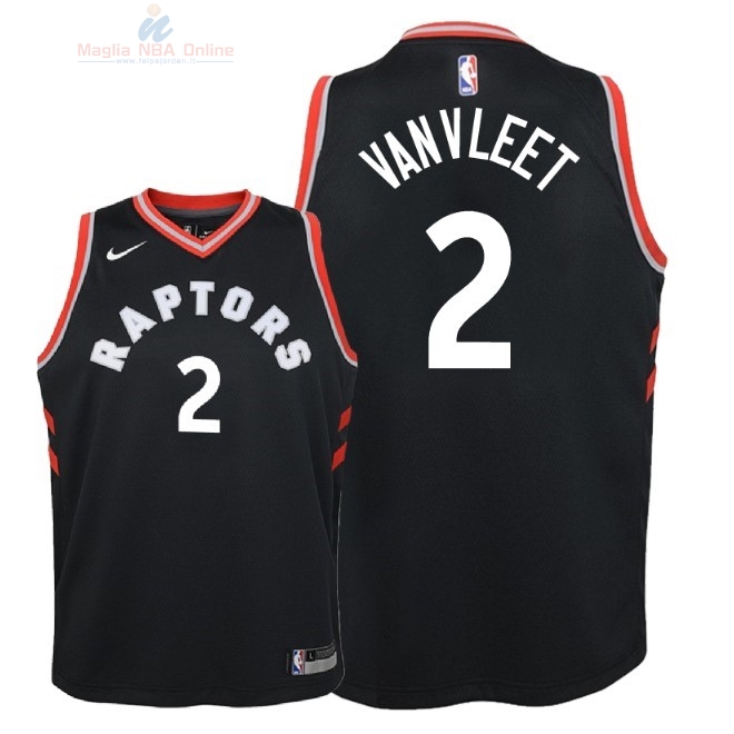 Acquista Maglia NBA Bambino Toronto Raptors #2 Kawhi Leonard Nero Statement 2018