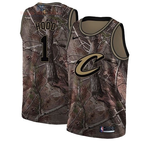 Acquista Maglia NBA Cleveland Cavaliers #1 Rodney Hood Camo Swingman Collezione Realtree 2018