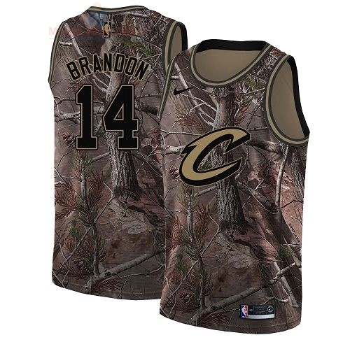 Acquista Maglia NBA Cleveland Cavaliers #14 Terrell Brandon Camo Swingman Collezione Realtree 2018