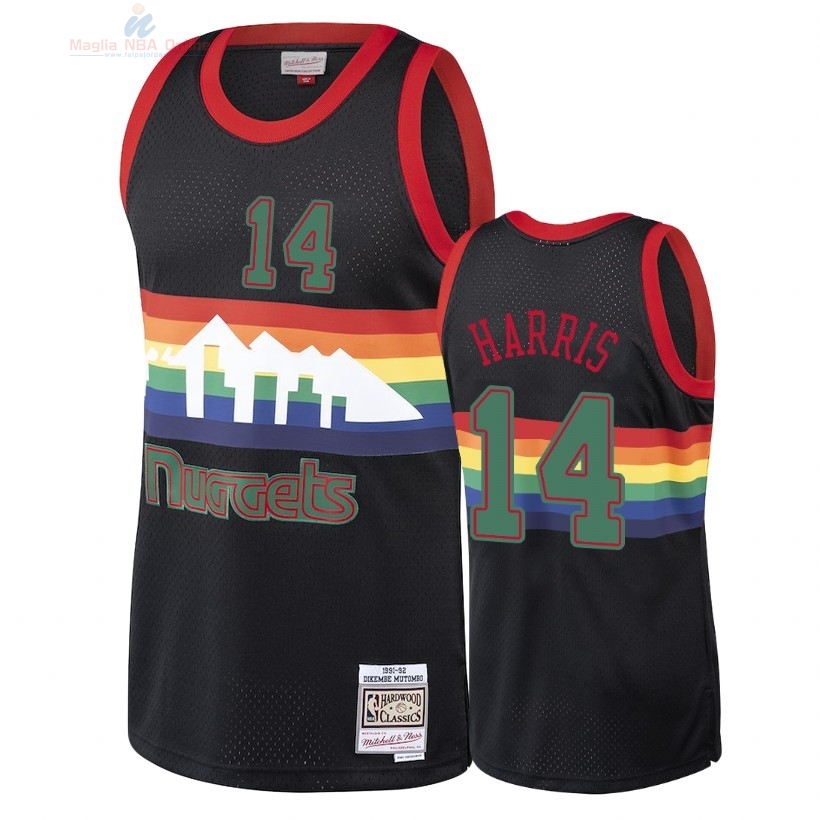 Acquista Maglia NBA Denver Nuggets 2018 Natale #14 Gary Harris Nero