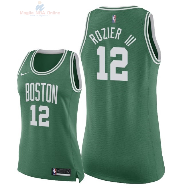 Acquista Maglia NBA Donna Boston Celtics #12 Terry Rozier III Verde Icon 2018