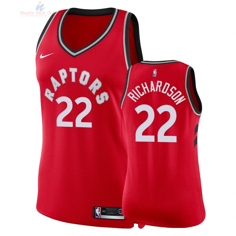 Acquista Maglia NBA Donna Toronto Raptors #22 Malachi Richardson Rosso Icon 2018