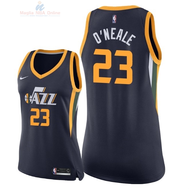 Acquista Maglia NBA Donna Utah Jazz #23 Royce O'Neale Marino Icon 2018