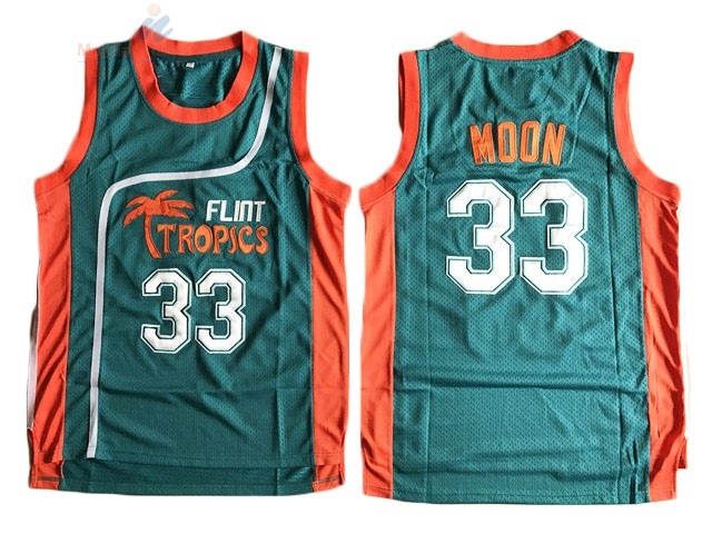 Acquista Maglia NBA Film Basket COFFEE-BLACK #33 MOON Verde