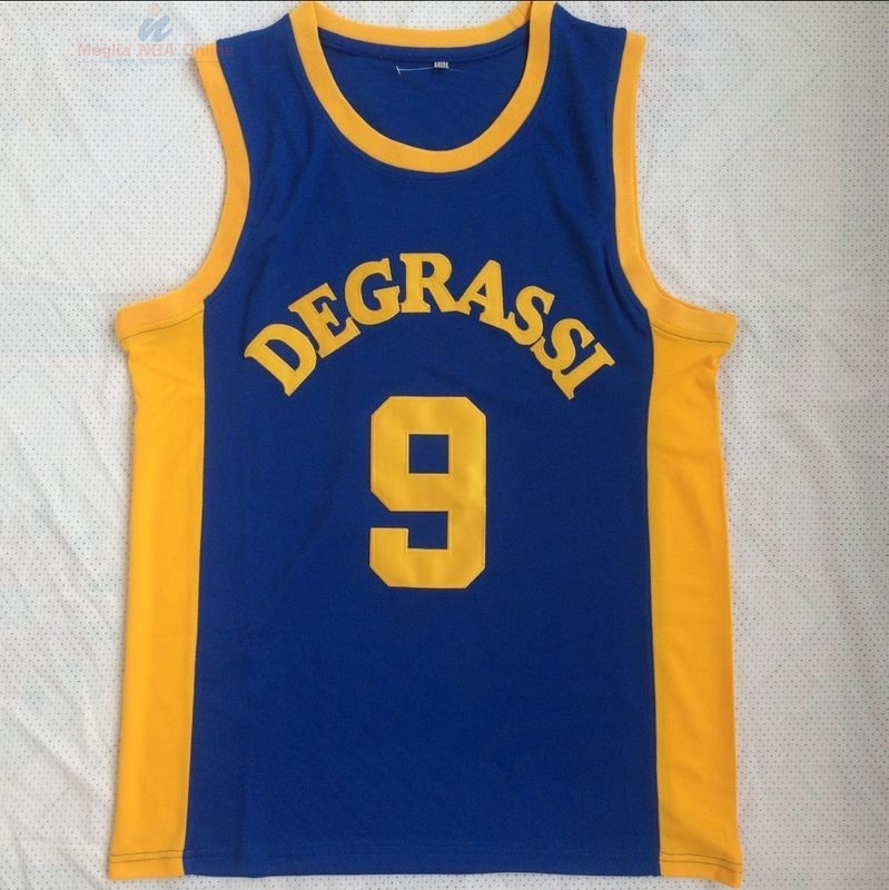 Acquista Maglia NBA Film Basket Jimmy Brooks #9 Degrassi Blu