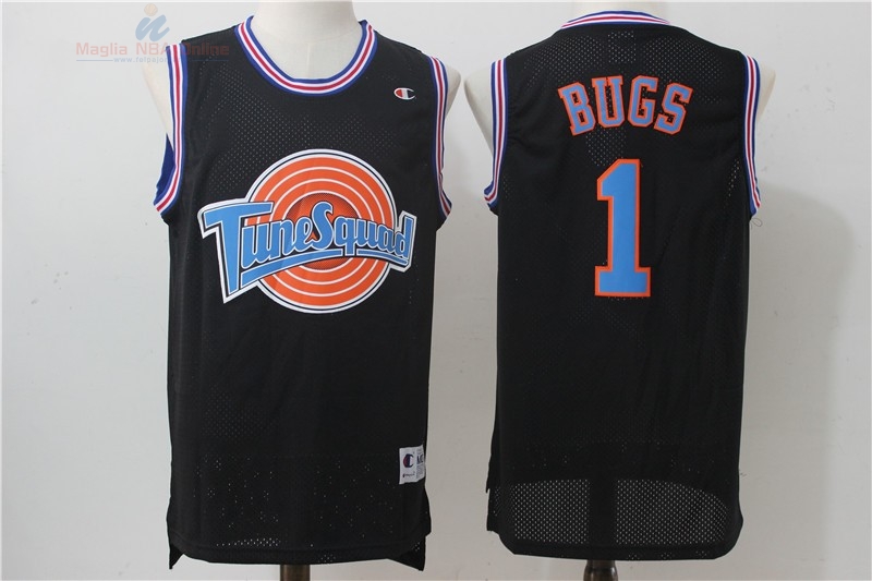 Acquista Maglia NBA Film Basket Tune Escuadra #1 Bugs Nero