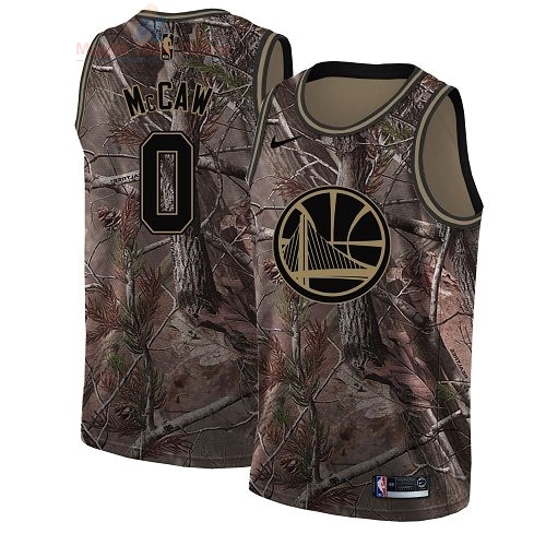 Acquista Maglia NBA Golden State Warriors #0 Patrick McCaw Camo Swingman Collezione Realtree 2018