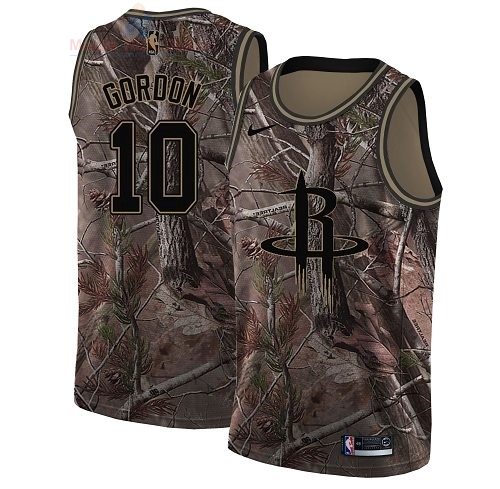 Acquista Maglia NBA Houston Rockets #10 Eric Gordon Camo Swingman Collezione Realtree 2018