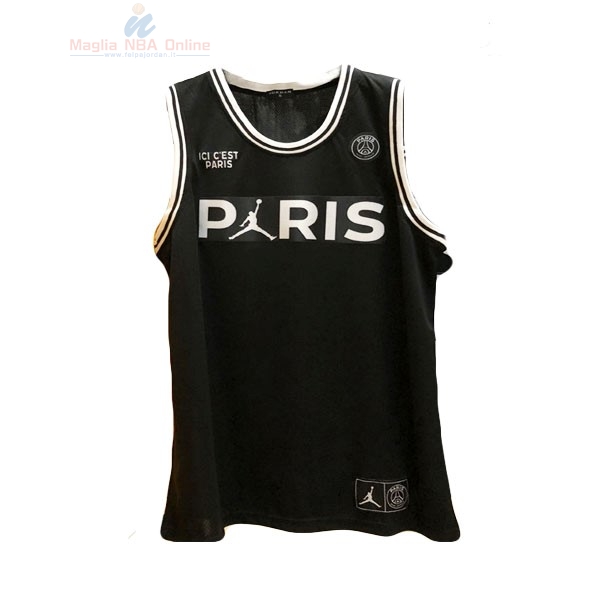 Acquista Maglia NBA Jordan x Paris Saint-Germain #23 Jordan Nero