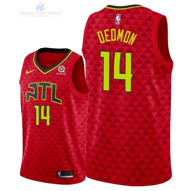 Acquista Maglia NBA Nike Atlanta Hawks #14 Dewayne Dedmon Rosso Statement 2018