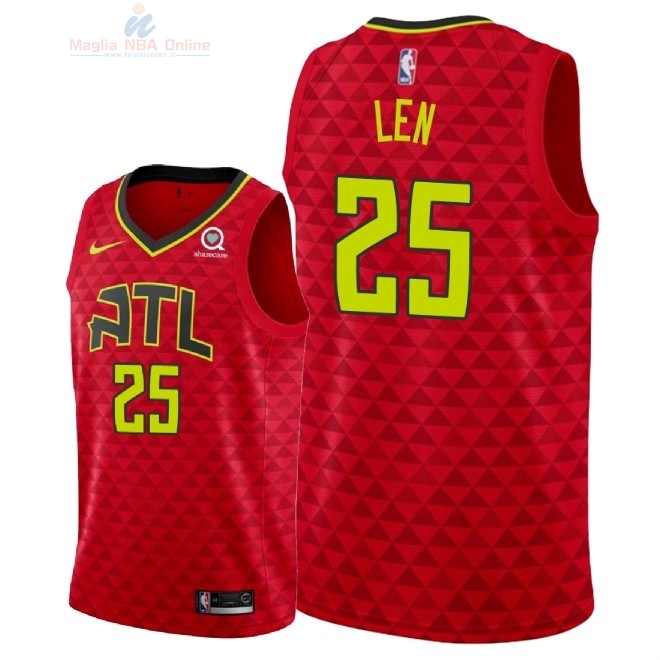 Acquista Maglia NBA Nike Atlanta Hawks #25 Alex Len Rosso Statement 2018-19