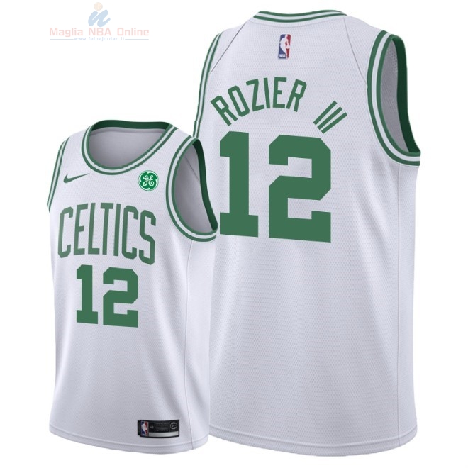 Acquista Maglia NBA Nike Boston Celtics #12 Terry Rozier III Bianco 2018