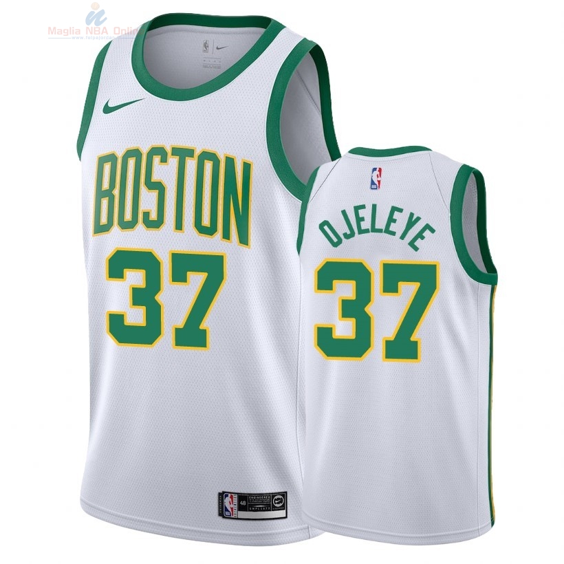 Acquista Maglia NBA Nike Boston Celtics #37 Semi Ojeleye Nike Bianco Città 2018-19
