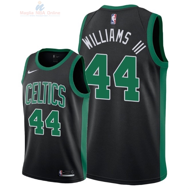 Acquista Maglia NBA Nike Boston Celtics #44 Robert Williams III Nero Statement 2018-19