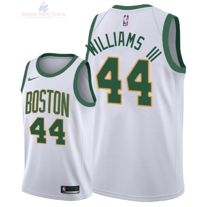 Acquista Maglia NBA Nike Boston Celtics #44 Robert Williams III Nike Bianco Città 2018-19