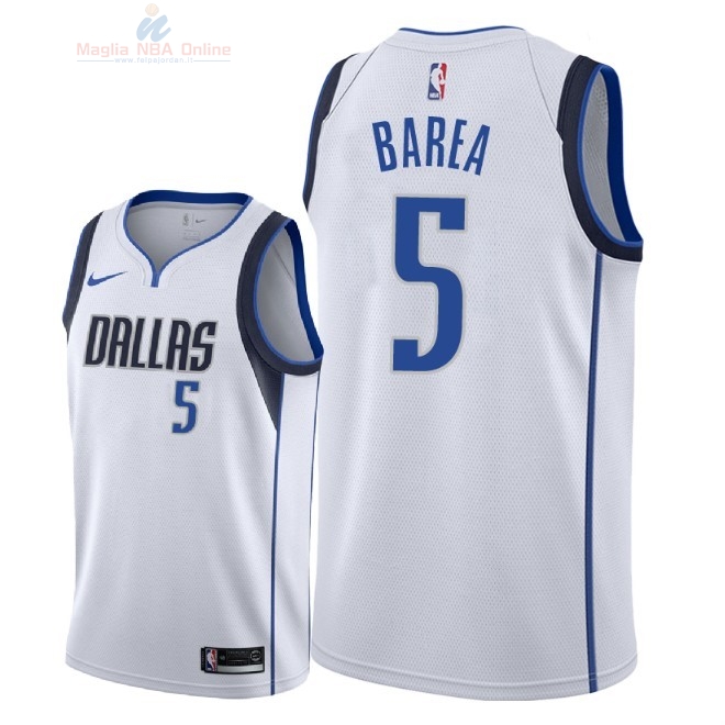 Acquista Maglia NBA Nike Dallas Mavericks #5 J.J. Barea Bianco Association 2018