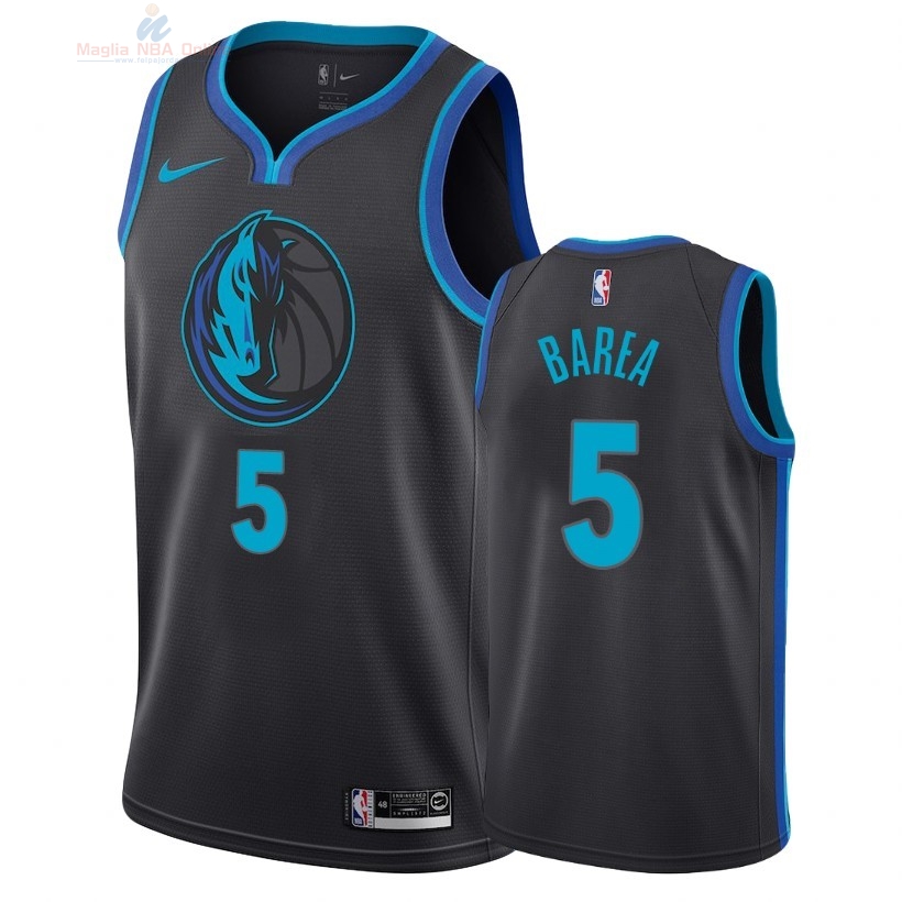 Acquista Maglia NBA Nike Dallas Mavericks #5 J.J. Barea Nike Antracite Città 2018-19