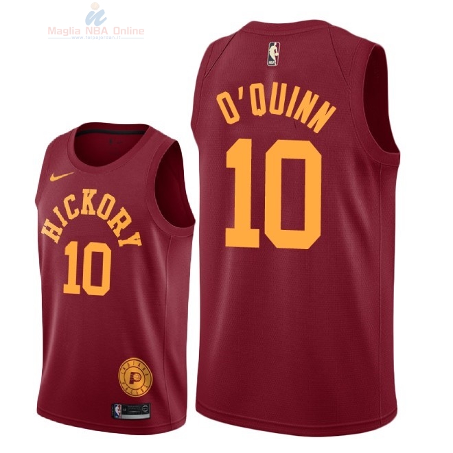 Acquista Maglia NBA Nike Indiana Pacers #10 Kyle O'Quinn Nike Retro Granate 2018-19