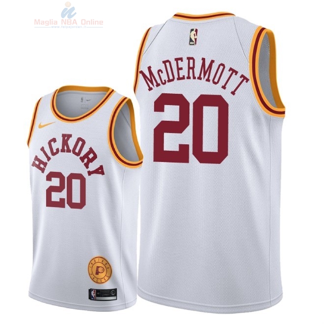 Acquista Maglia NBA Nike Indiana Pacers #20 Doug McDermott Retro Bianco 2018-19