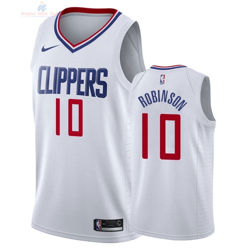 Acquista Maglia NBA Nike Los Angeles Clippers #10 Jerome Robinson Bianco Association 2018