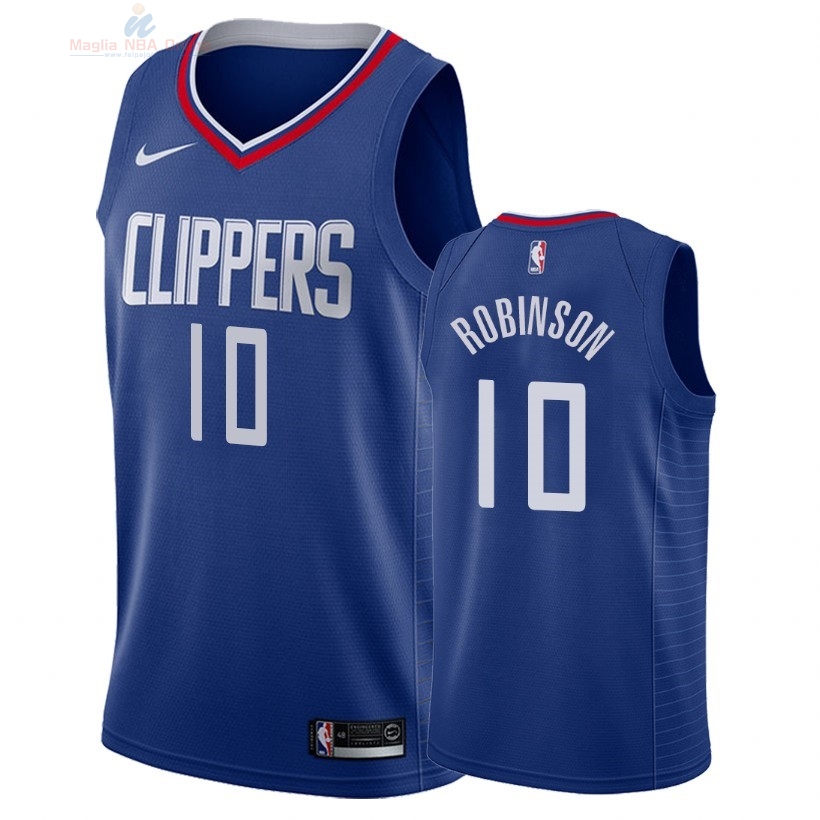 Acquista Maglia NBA Nike Los Angeles Clippers #10 Jerome Robinson Blu Icon 2018