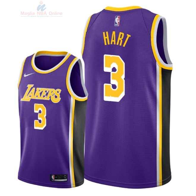 Acquista Maglia NBA Nike Los Angeles Lakers #3 Josh Hart Porpora Statement 2018-19