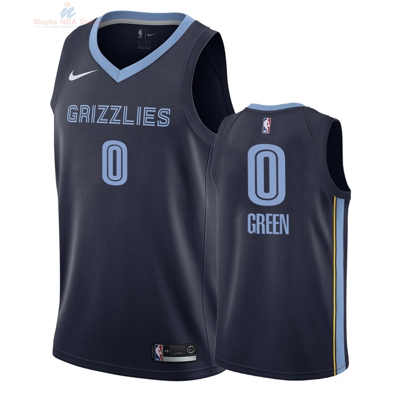 Acquista Maglia NBA Nike Memphis Grizzlies #0 JaMychal Green Marino Icon 2018-19